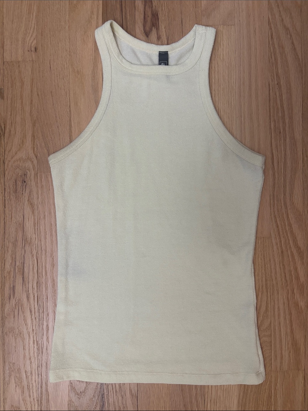 Francesca's Butter Yellow High Neck Tank